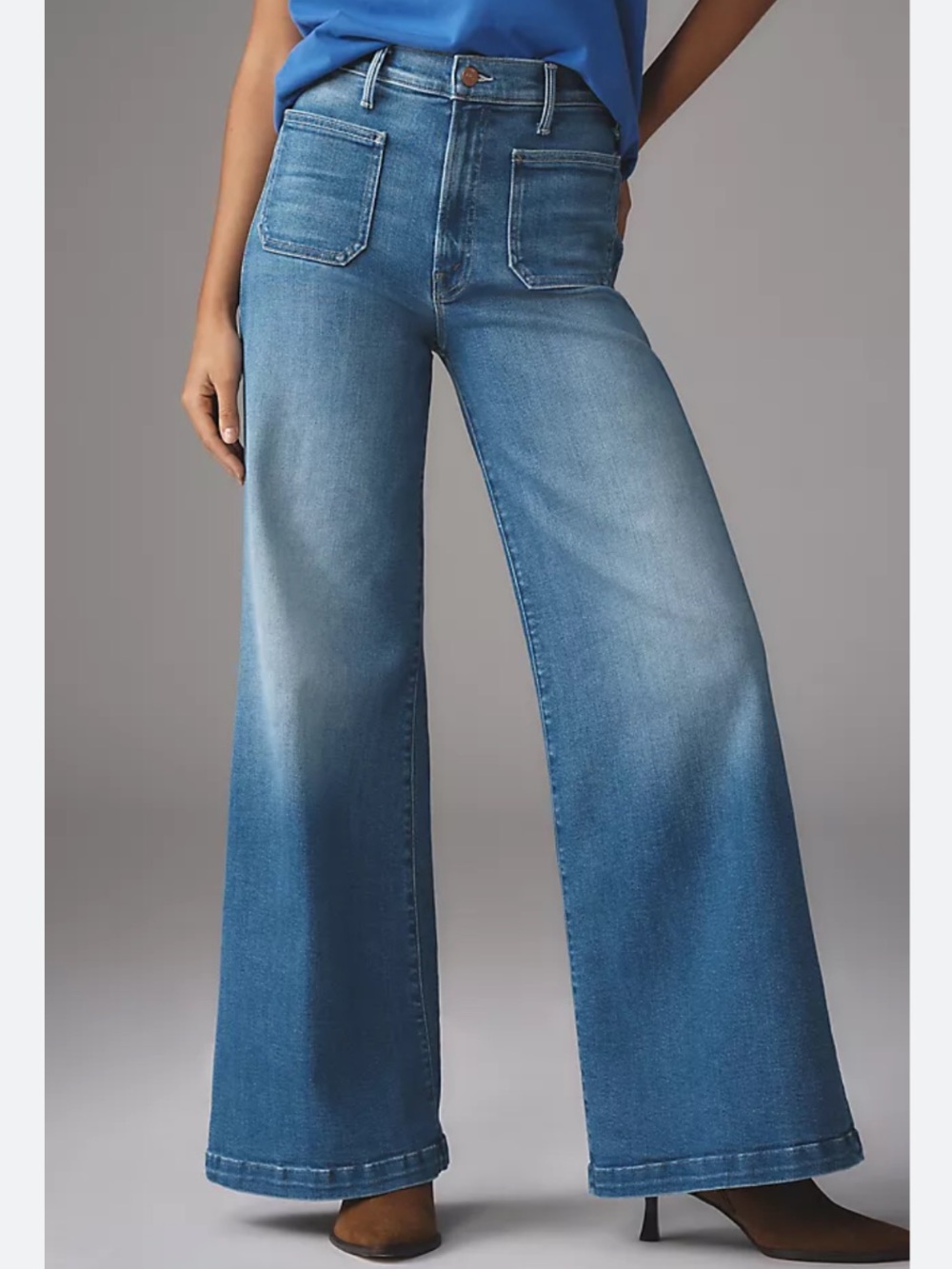 MOTHER The Hustler Roller Sneak Jeans 29 - Picture 2 of 16